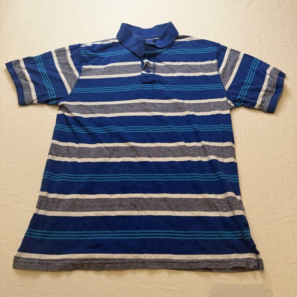 Wrangler Boys 2XL / 3XG 18 Striped Polo Shirt - Pre Owned Great Condition